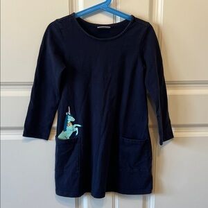 Hanna Andersson Cotton Unicorn Dress Size 5